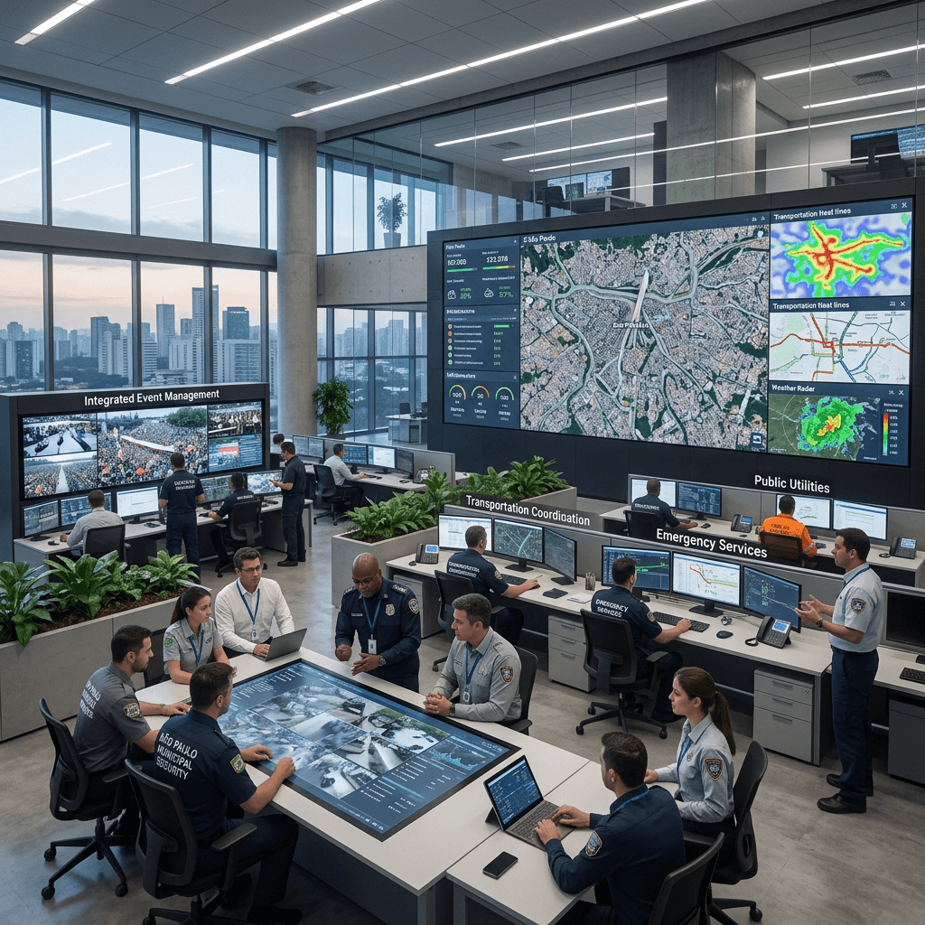 Ambiente corporativo moderno relacionado à governança e integridade