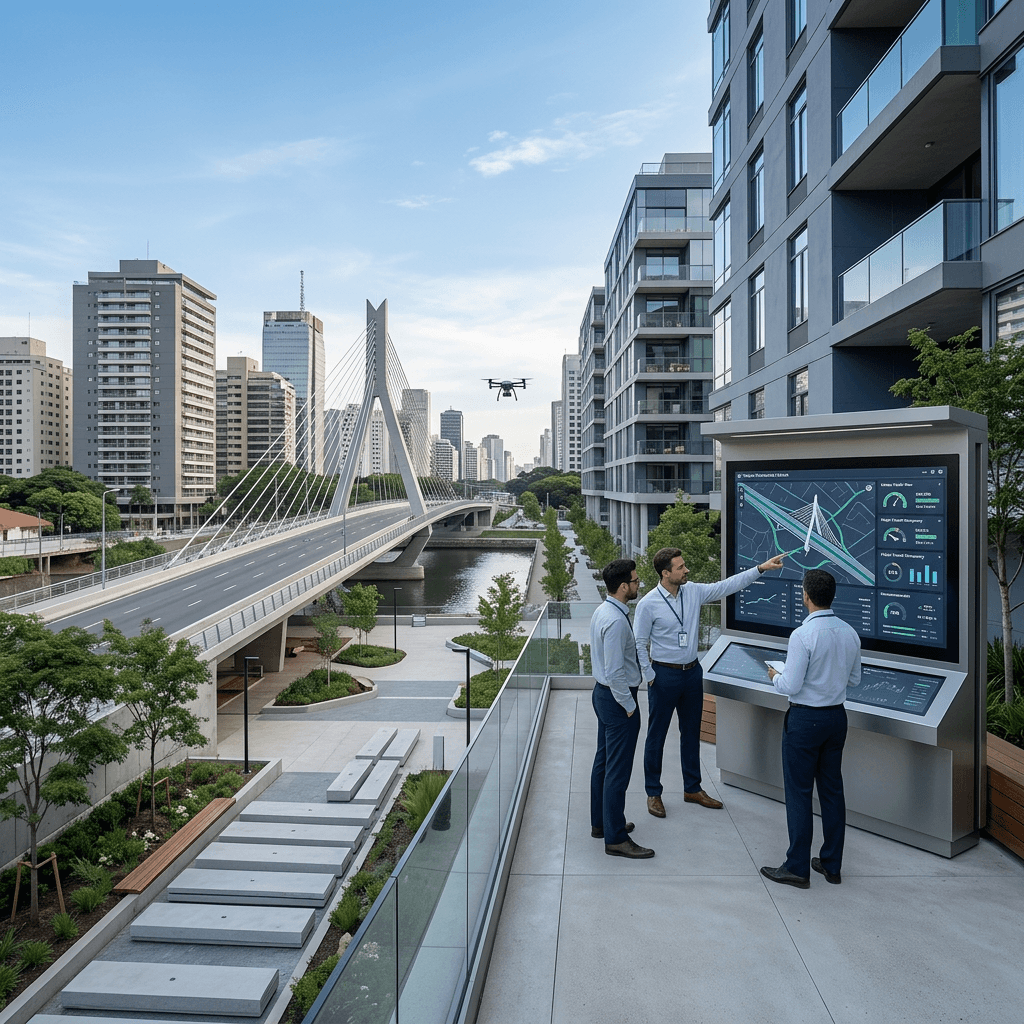 Infraestrutura urbana e gestão ambiental monitoradas